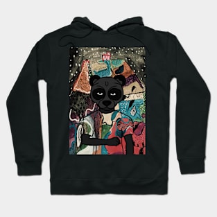 Ethereal Unnamed NFT: Midnight Menagerie with Animalistic Allure Hoodie